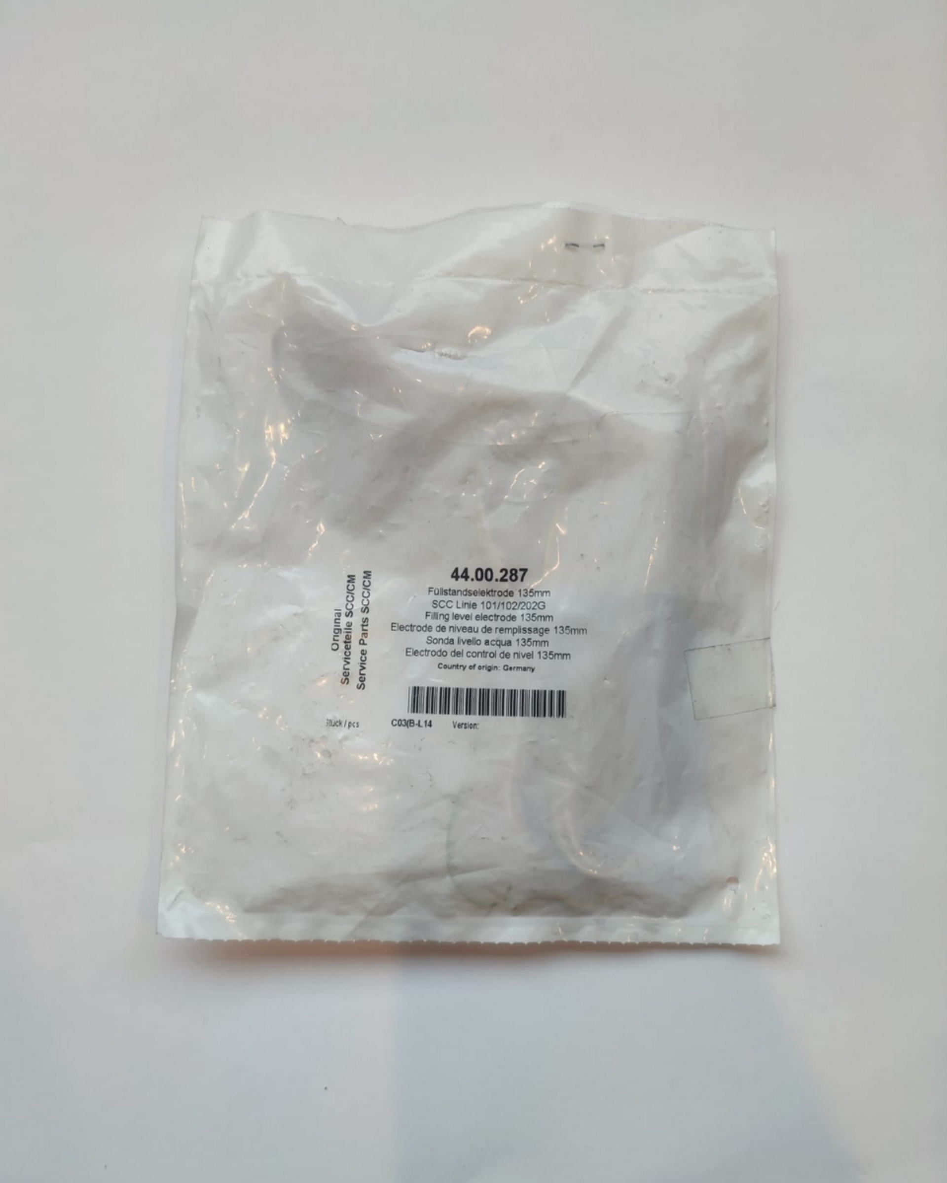 Electrodo/sensor del control de nivel 135 mm Rational (código: 44.00.287) - 2